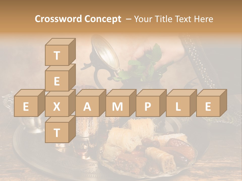 Berber Arab Tea Pot PowerPoint Template