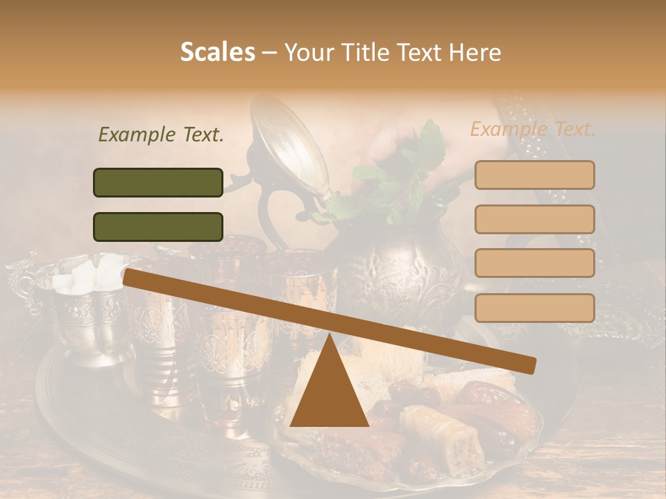 Berber Arab Tea Pot PowerPoint Template