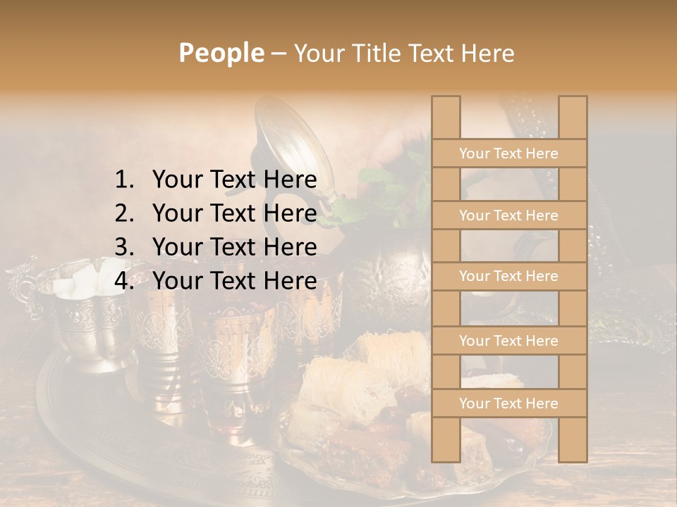 Berber Arab Tea Pot PowerPoint Template