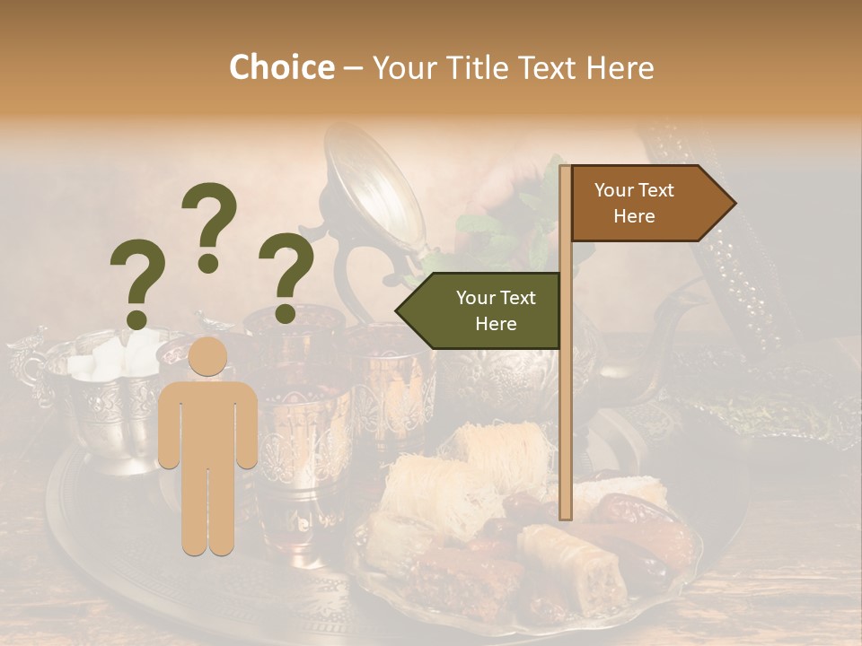 Berber Arab Tea Pot PowerPoint Template