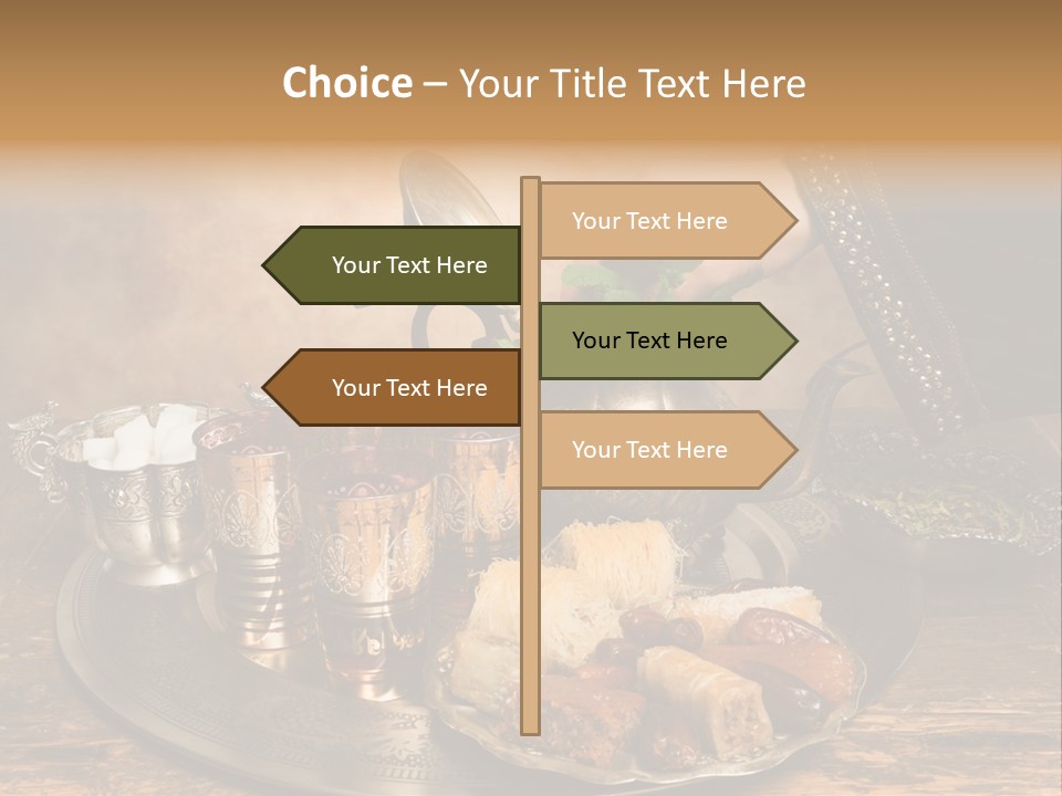 Berber Arab Tea Pot PowerPoint Template