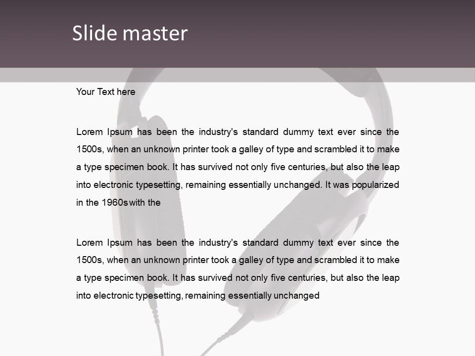 Studio Object White PowerPoint Template