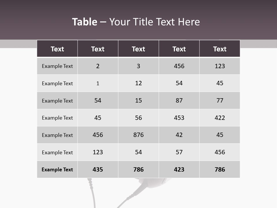 Studio Object White PowerPoint Template