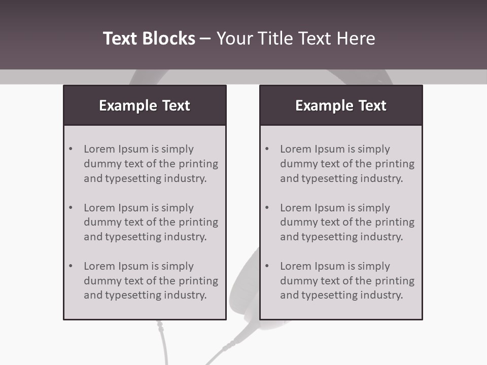 Studio Object White PowerPoint Template