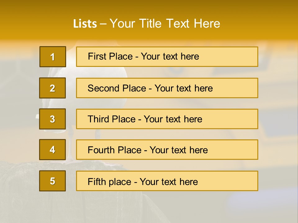 Board Chair Happy PowerPoint Template