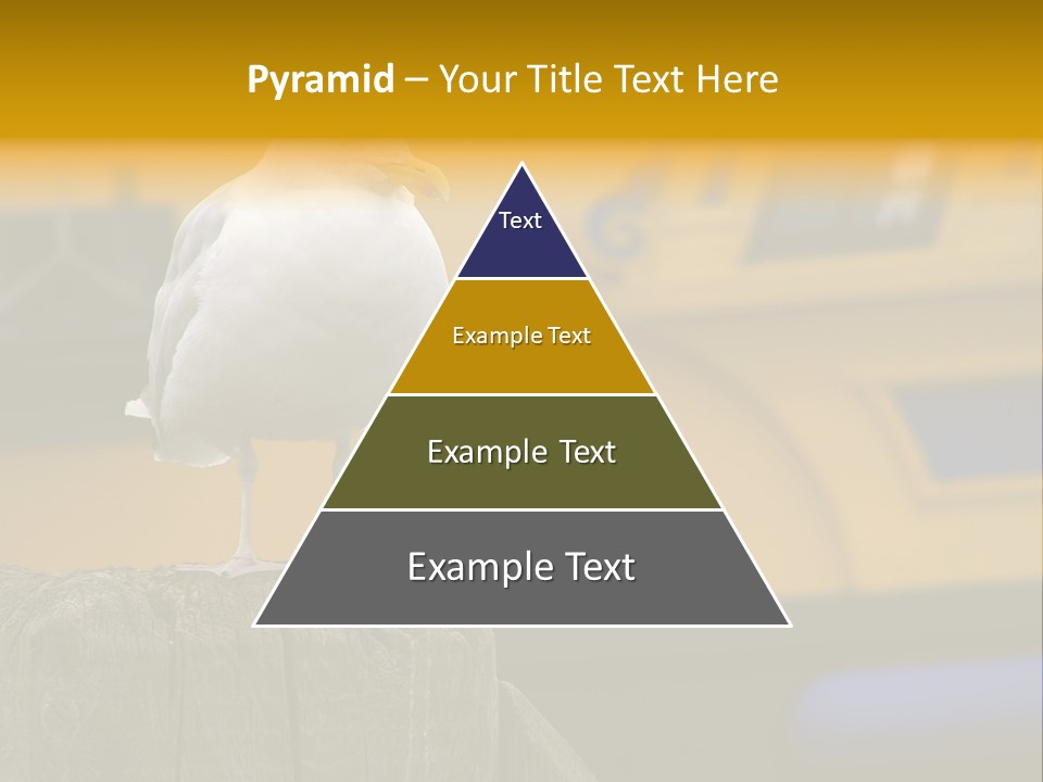 Board Chair Happy PowerPoint Template