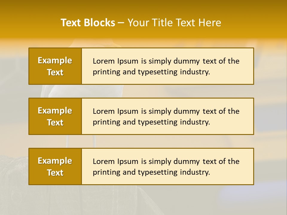 Board Chair Happy PowerPoint Template