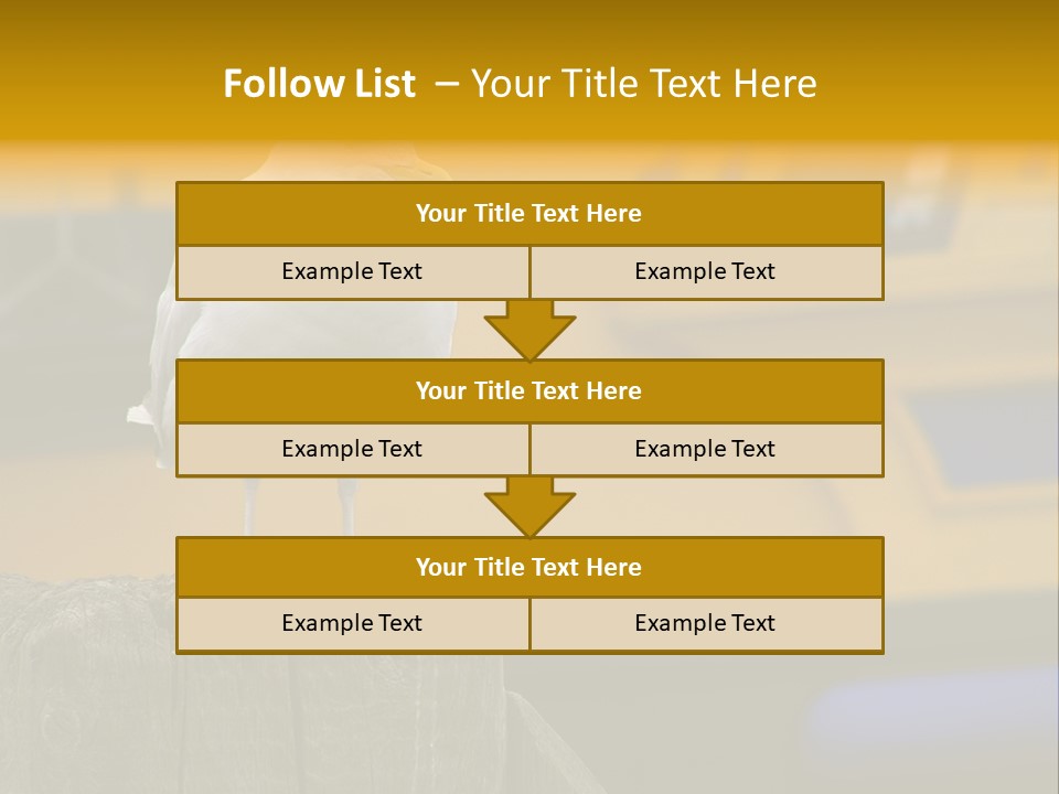 Board Chair Happy PowerPoint Template