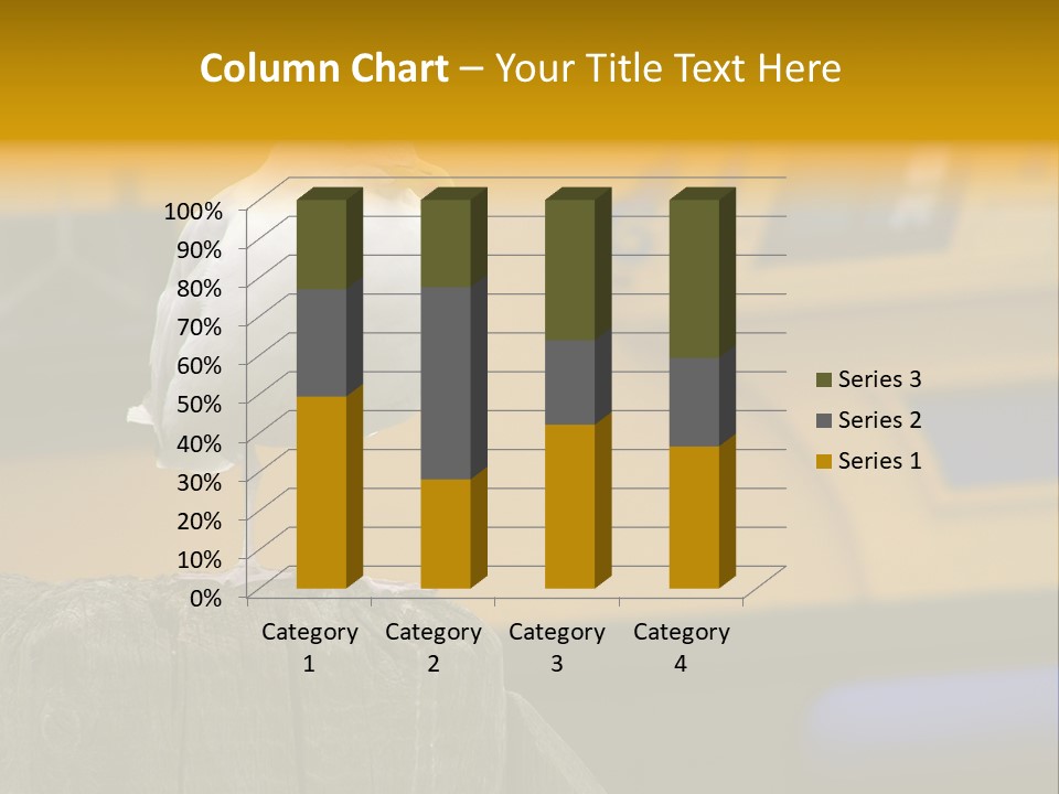 Board Chair Happy PowerPoint Template