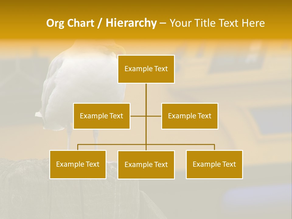 Board Chair Happy PowerPoint Template