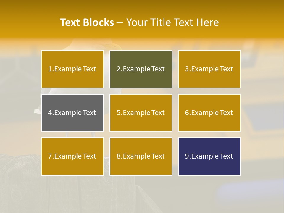 Board Chair Happy PowerPoint Template