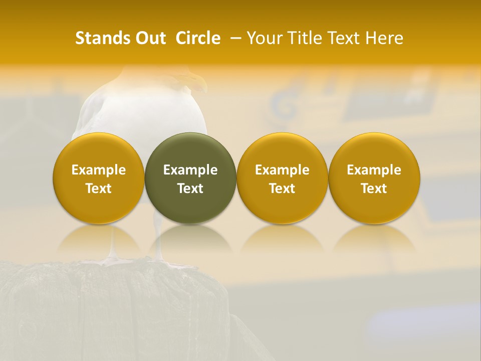 Board Chair Happy PowerPoint Template