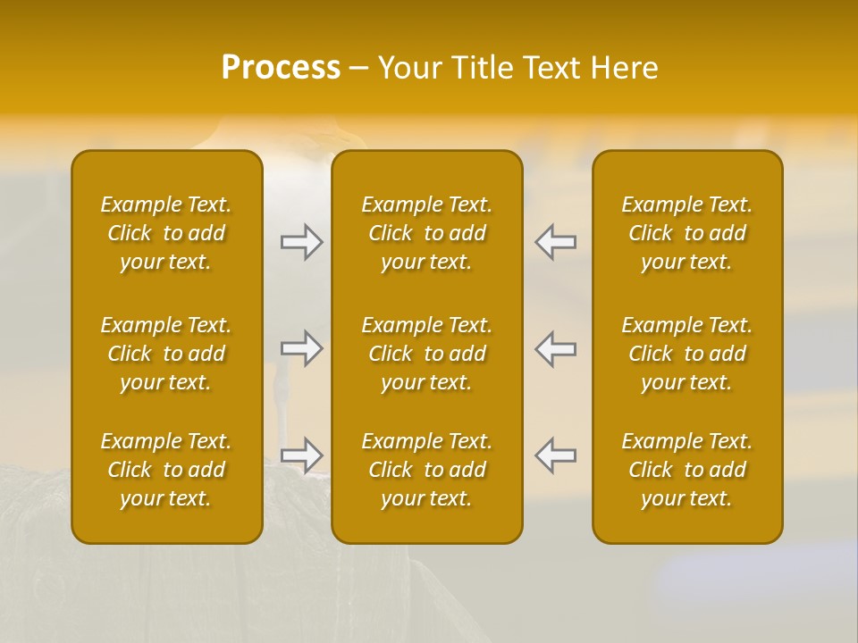 Board Chair Happy PowerPoint Template