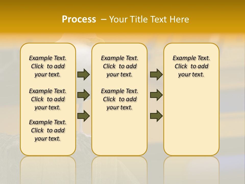 Board Chair Happy PowerPoint Template