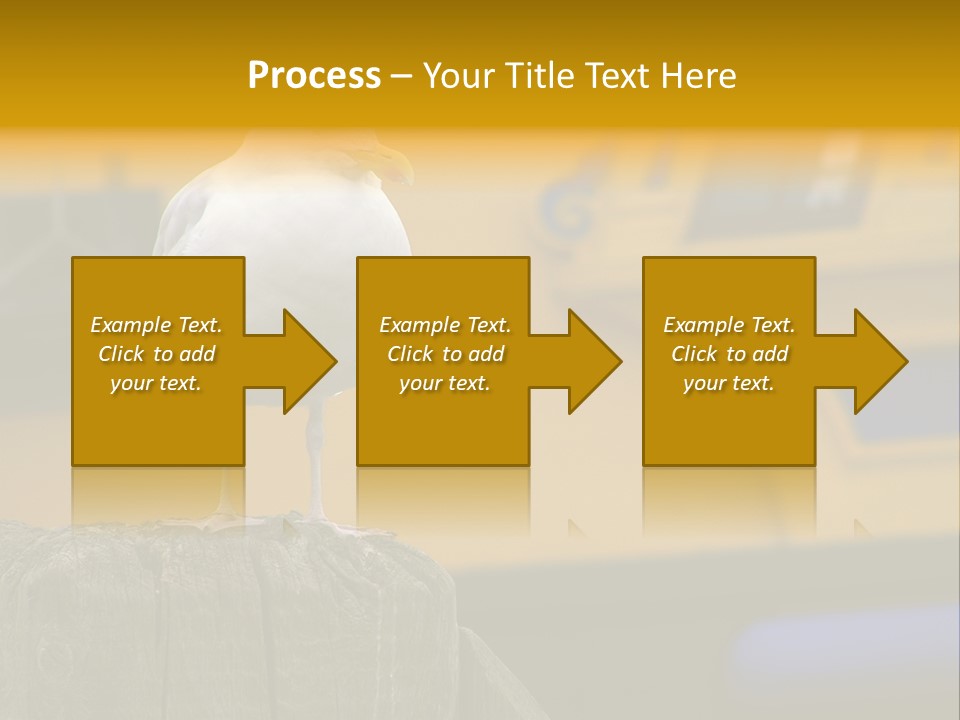 Board Chair Happy PowerPoint Template