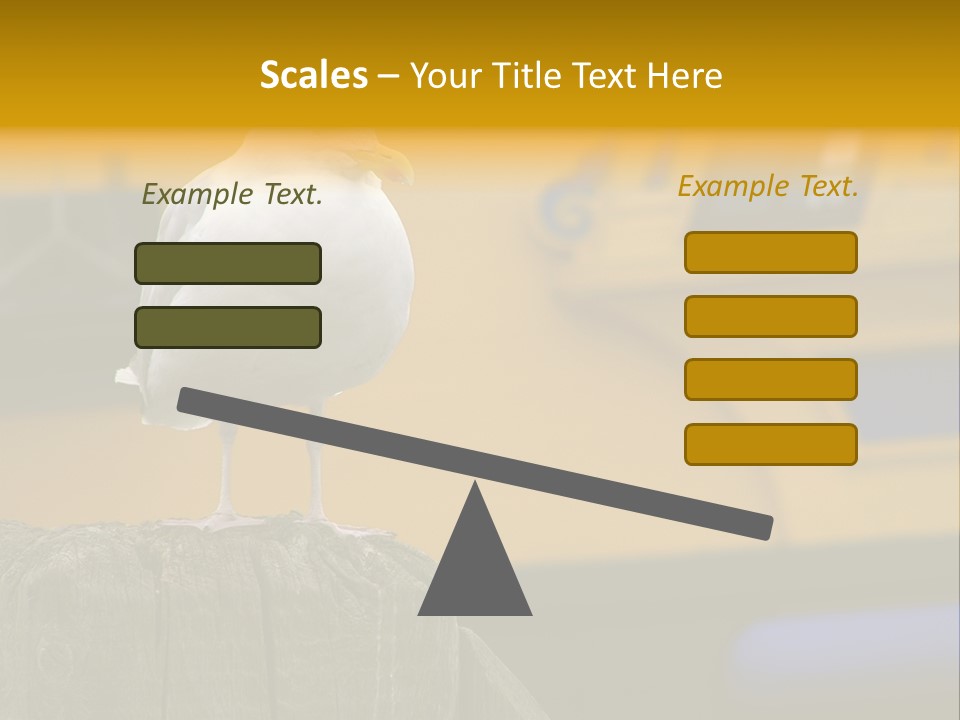 Board Chair Happy PowerPoint Template