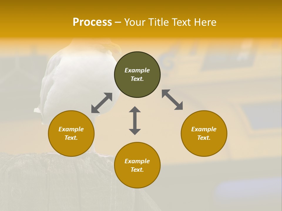 Board Chair Happy PowerPoint Template