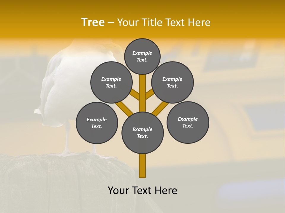 Board Chair Happy PowerPoint Template