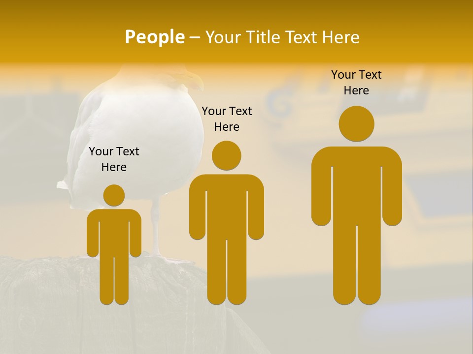 Board Chair Happy PowerPoint Template