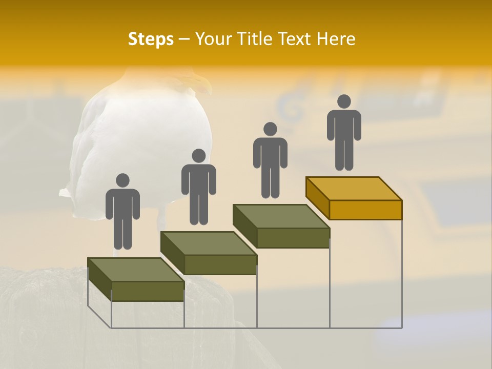 Board Chair Happy PowerPoint Template