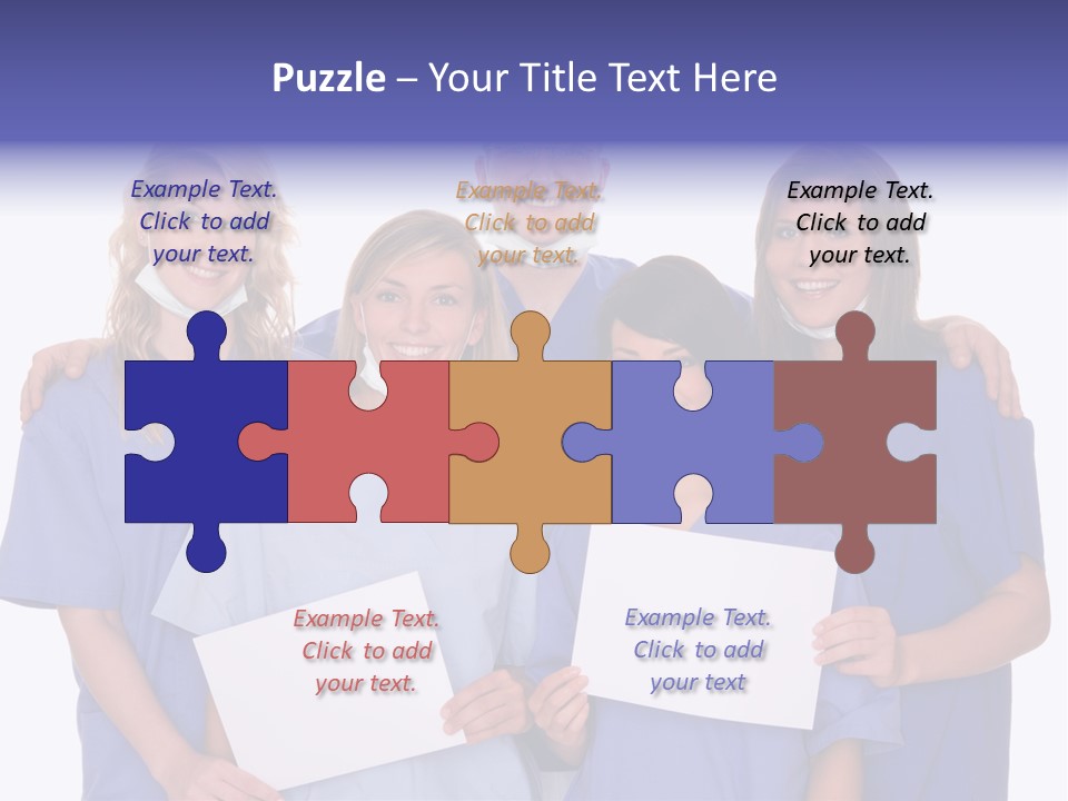 Teamwork People Chair PowerPoint Template