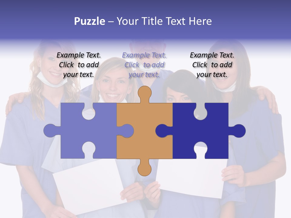 Teamwork People Chair PowerPoint Template