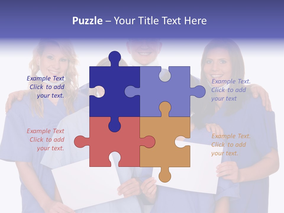 Teamwork People Chair PowerPoint Template