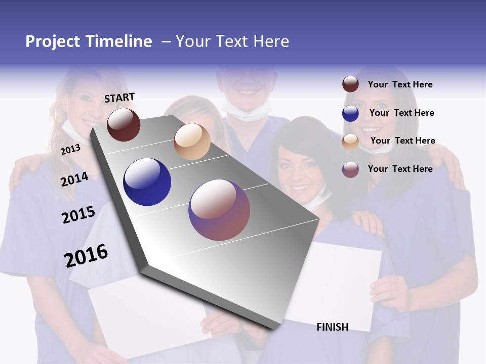 Teamwork People Chair PowerPoint Template