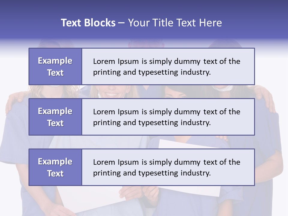 Teamwork People Chair PowerPoint Template