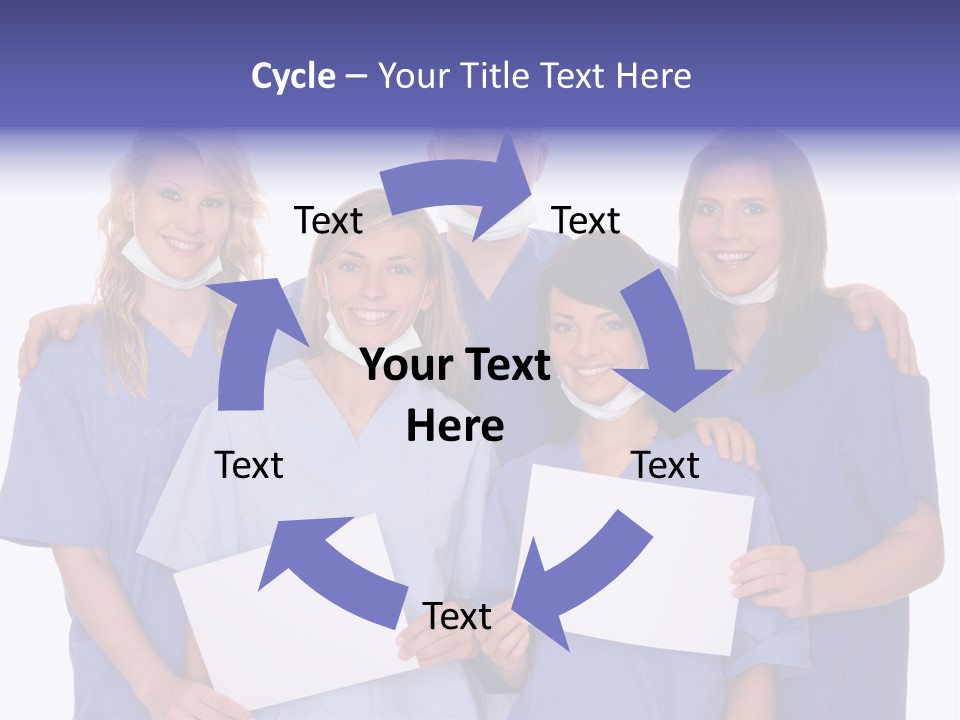 Teamwork People Chair PowerPoint Template