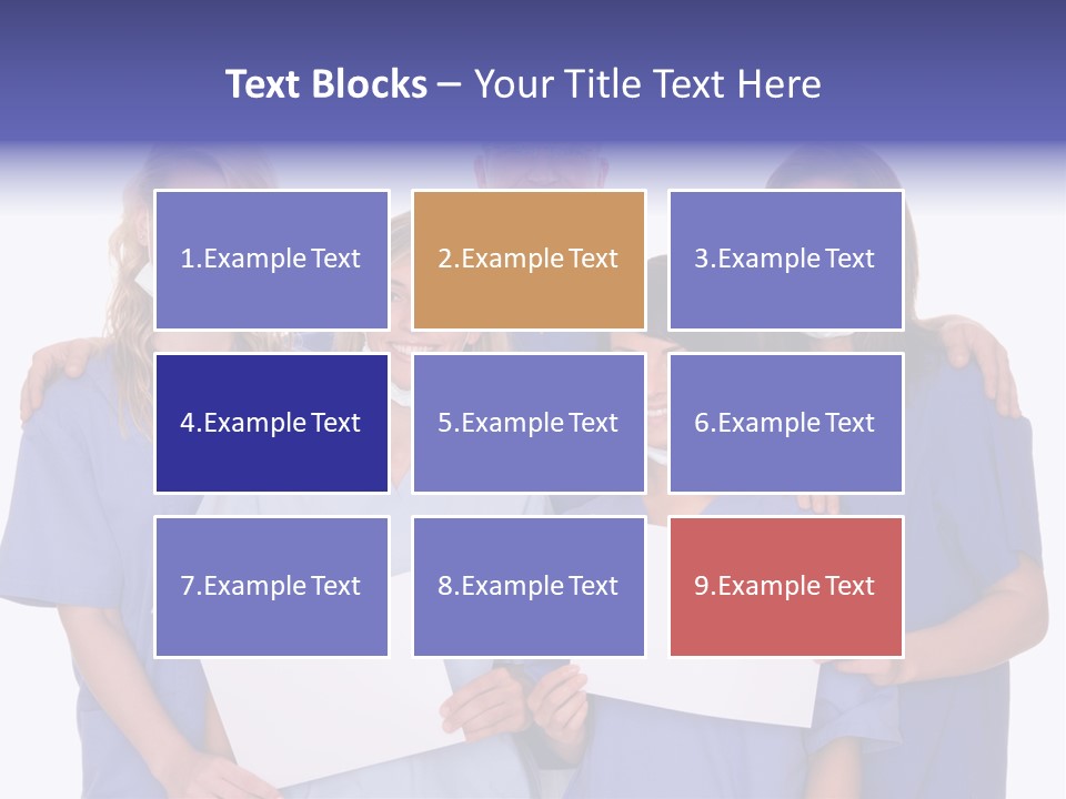 Teamwork People Chair PowerPoint Template