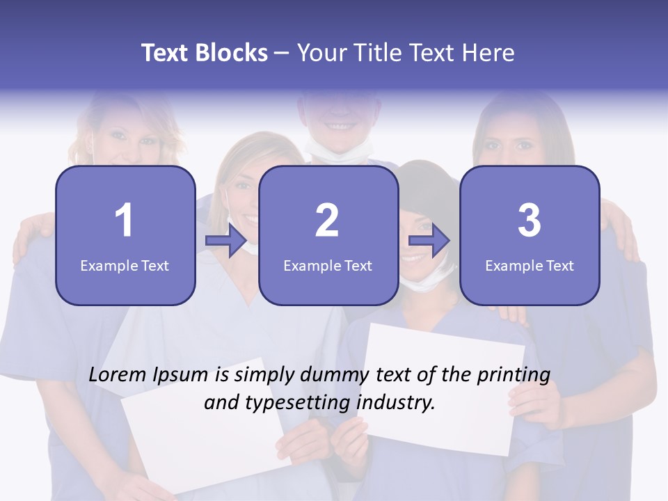 Teamwork People Chair PowerPoint Template