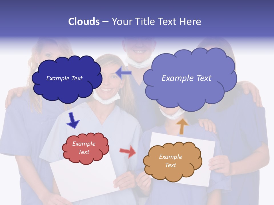 Teamwork People Chair PowerPoint Template