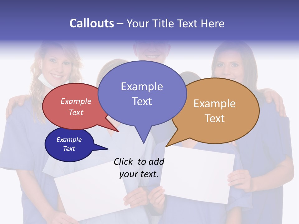 Teamwork People Chair PowerPoint Template