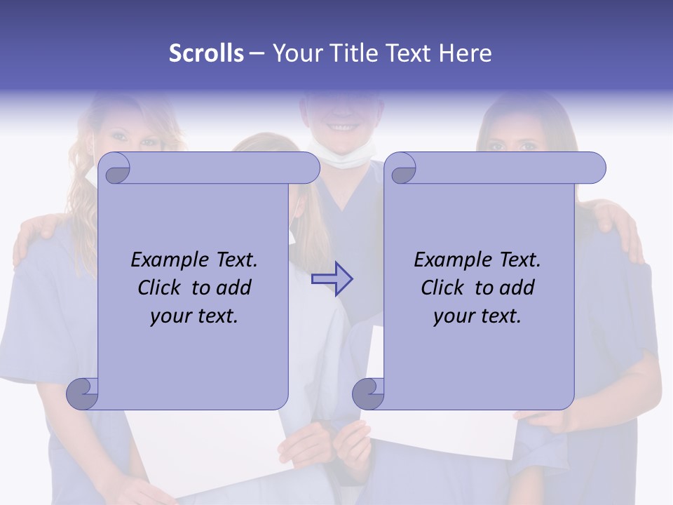 Teamwork People Chair PowerPoint Template