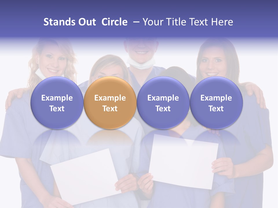 Teamwork People Chair PowerPoint Template