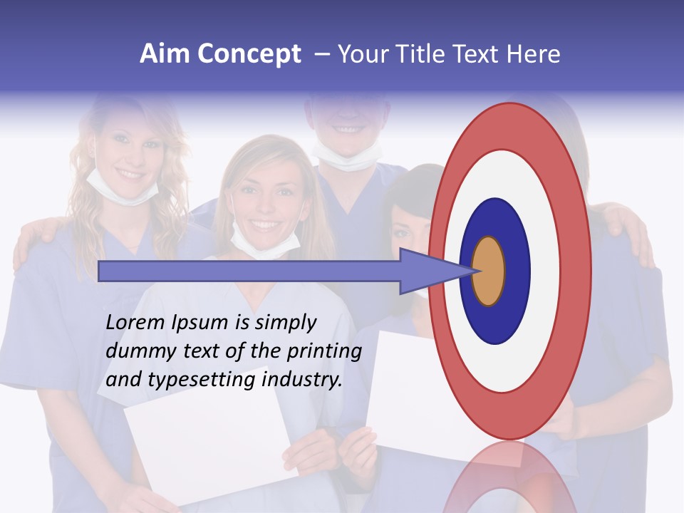 Teamwork People Chair PowerPoint Template