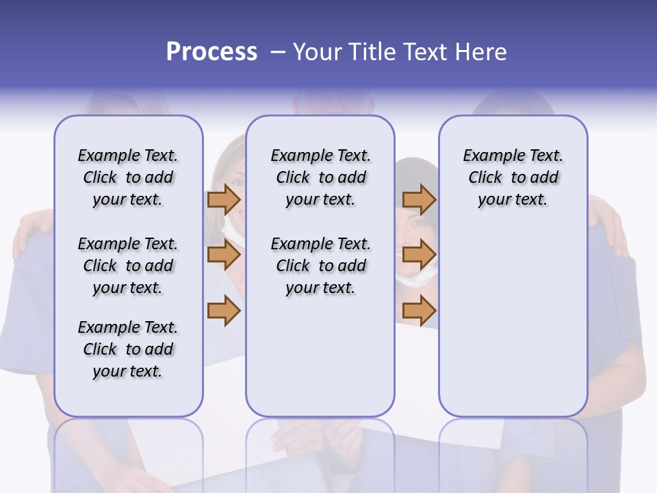 Teamwork People Chair PowerPoint Template