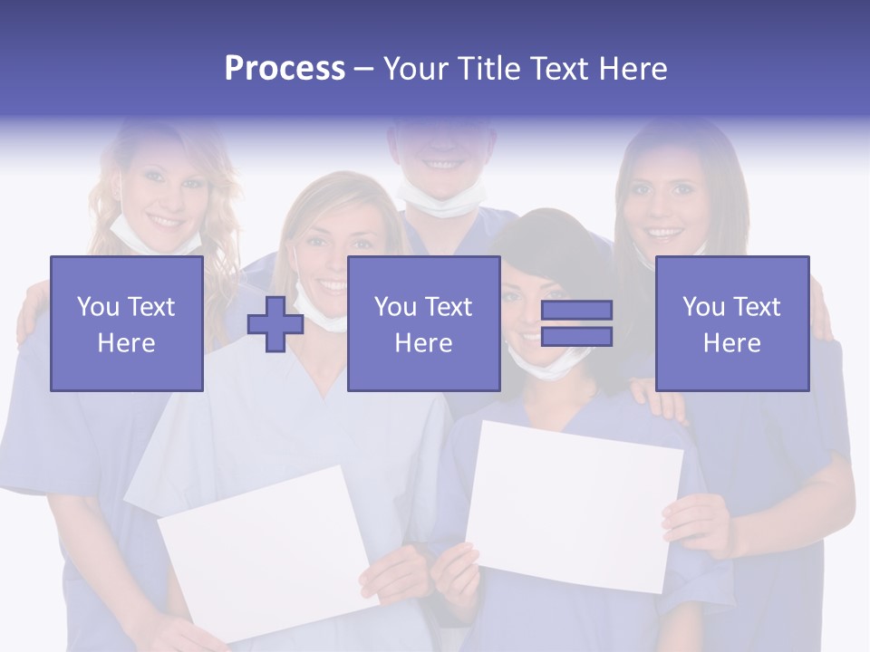 Teamwork People Chair PowerPoint Template