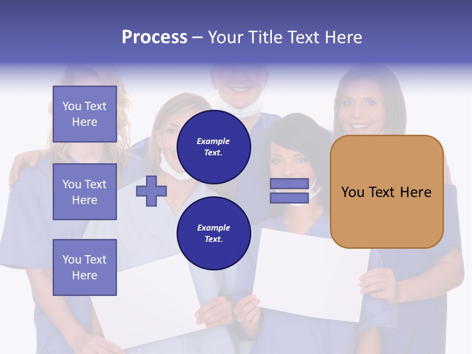 Teamwork People Chair PowerPoint Template