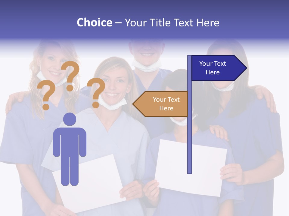 Teamwork People Chair PowerPoint Template