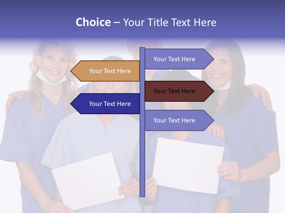 Teamwork People Chair PowerPoint Template