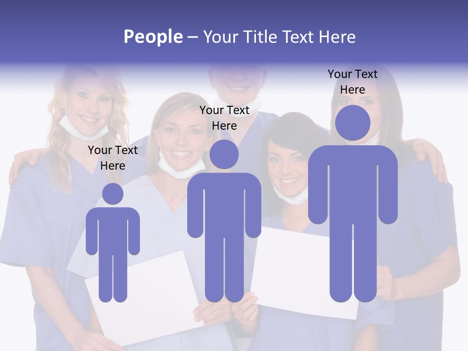 Teamwork People Chair PowerPoint Template