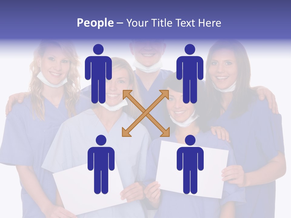 Teamwork People Chair PowerPoint Template