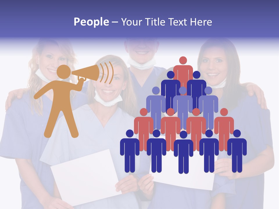 Teamwork People Chair PowerPoint Template