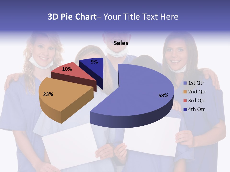 Teamwork People Chair PowerPoint Template