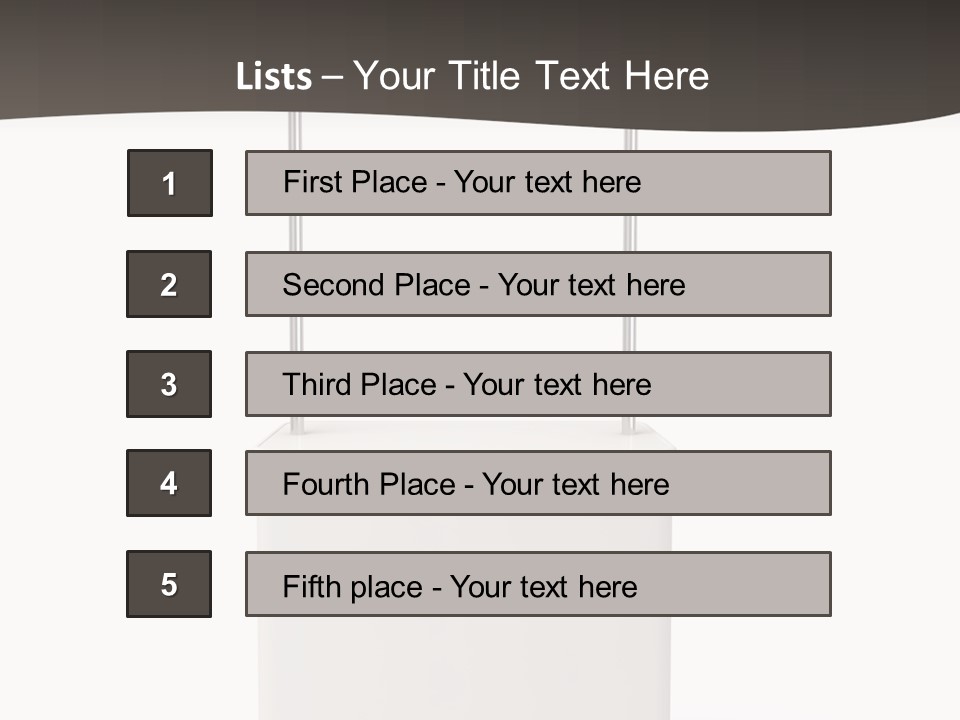 Signboard Product Portable PowerPoint Template