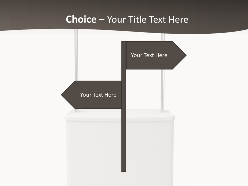 Signboard Product Portable PowerPoint Template