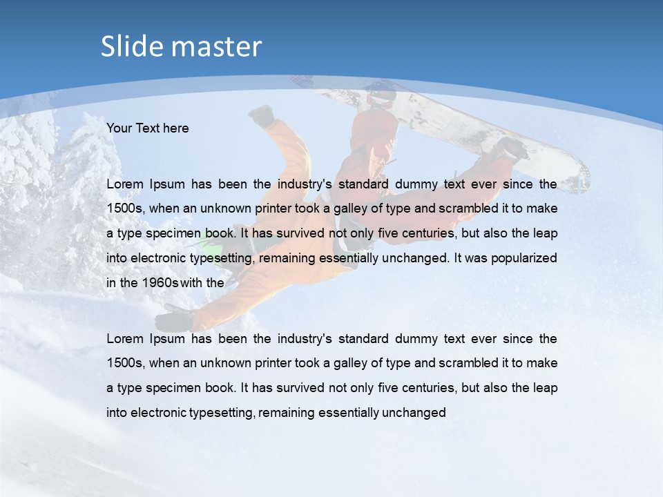 Alive Alps Freestyle PowerPoint Template