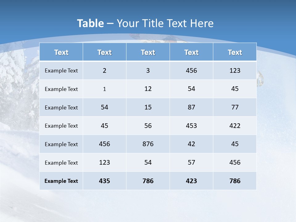 Alive Alps Freestyle PowerPoint Template